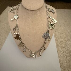 SilverTaylor Swift theme  Charm Necklace